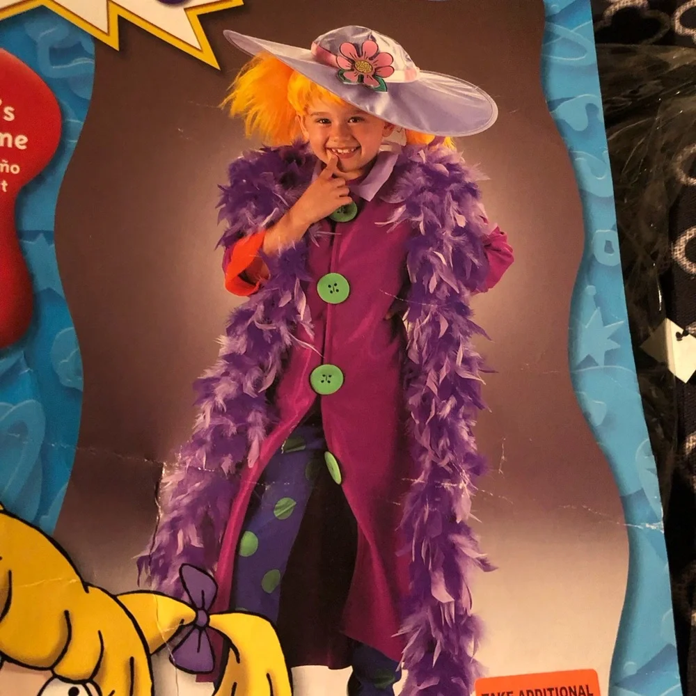 VTG Disguise Rugrats Totally Angelica 2001 Halloween Costume Kids Sz 2-4 D8